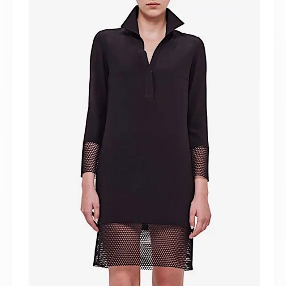 Akris Punto New Black Shift Dress Size US 12